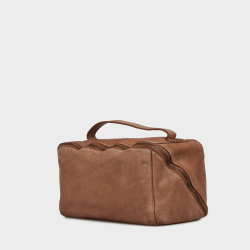 Stor toilettaske - Dillon fra Montana - blød bøffellæder - 272421