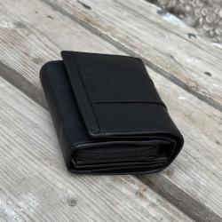 Sort Heidi pengepung i blød kalveskind - dame - Montana  - 160914 Freja skind