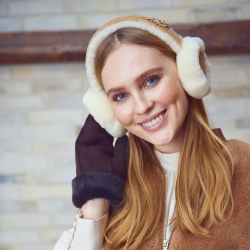 Simone ørevarmer i newzeelandsk lammeuld - Freja skind