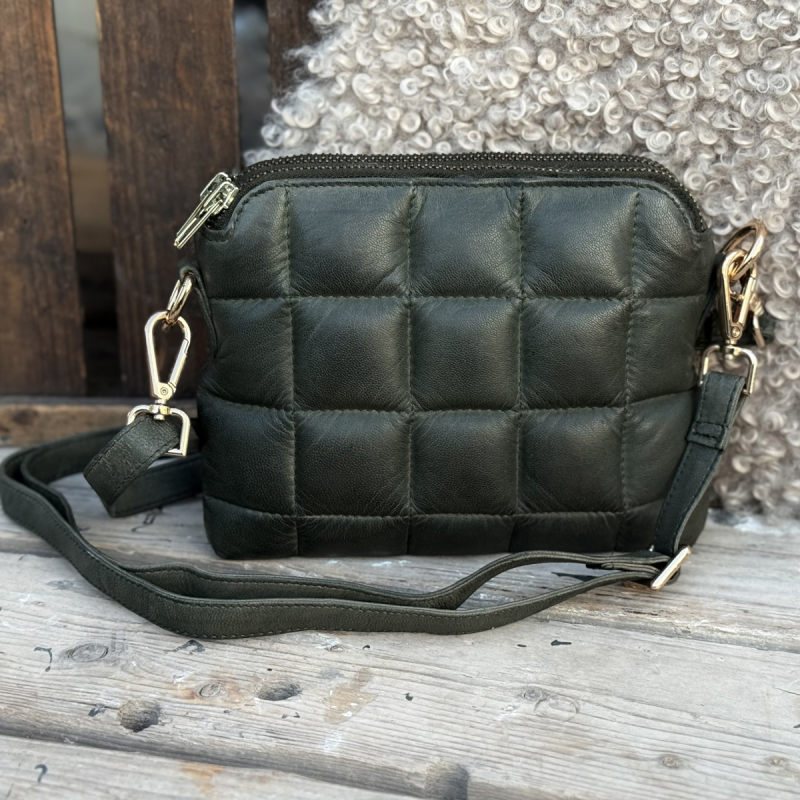 Grøn Grace skuldertaske / clutch - Orchid