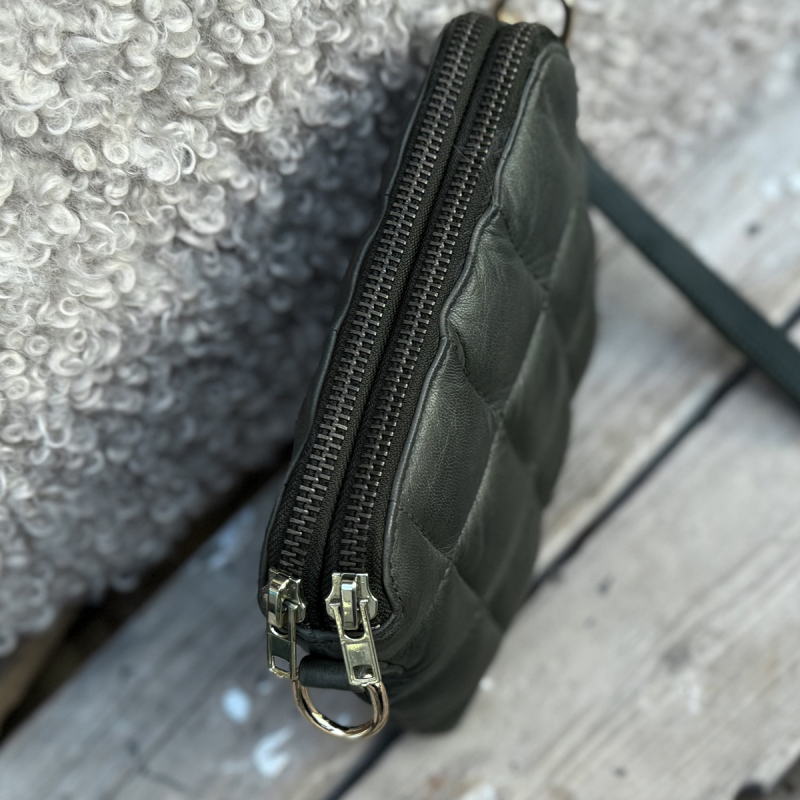 Grøn Grace skuldertaske / clutch - Orchid