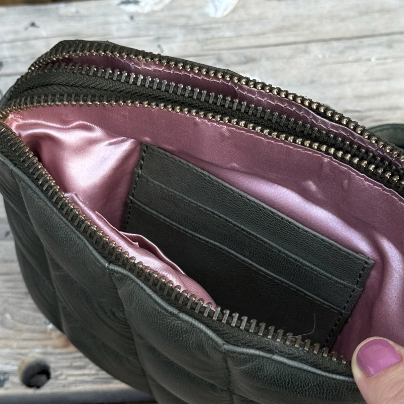 Grøn Grace skuldertaske / clutch - Orchid