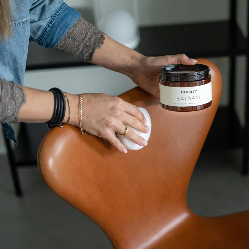 Micare læderbalsam - Pleje og rens af læder samt mange andre overflader - Freja skind