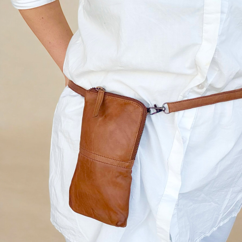 Palma mobilhanger til stor mobil - Super blød skind - Freja skind