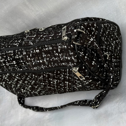 Lene skindtaske med præget mønster - Freja skind