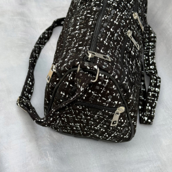 Lene skindtaske med præget mønster - Freja skind