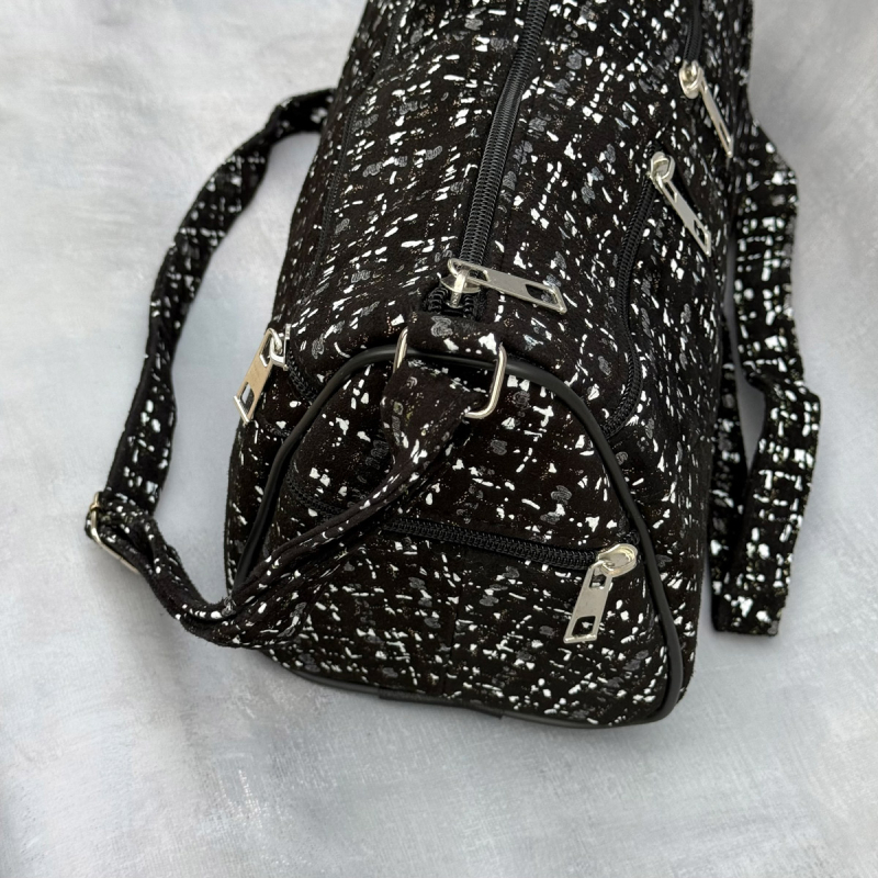 Lene skindtaske med præget mønster - Freja skind