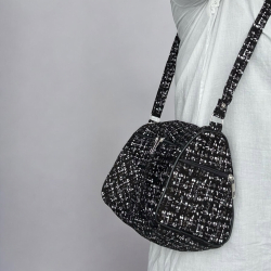 Lene skindtaske med præget mønster - Freja skind