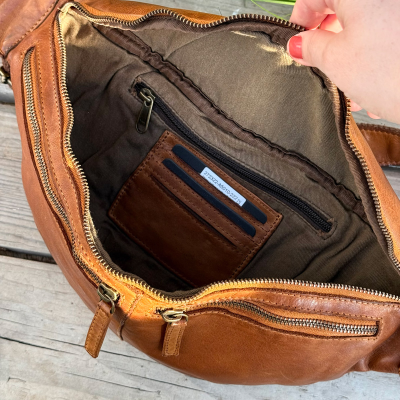 Stor cognac bumbag - Albany  - Montana - 272322