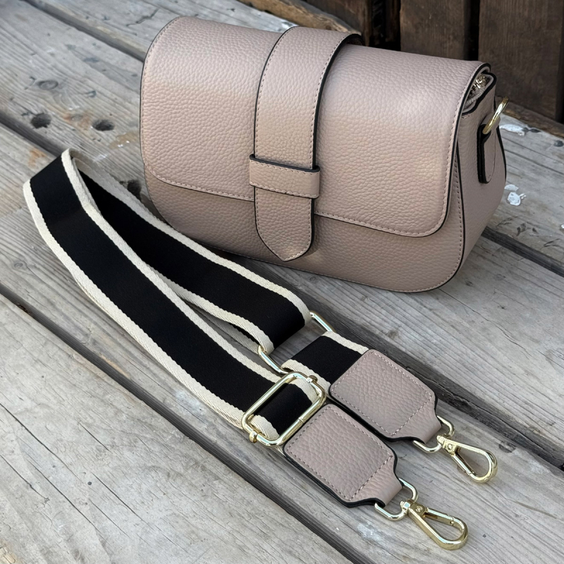 Scarlett taske i beige skind - Just d lux - Freja skind