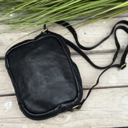 Eldora crossbody taske i rustik bøffellæder - Montana 272401