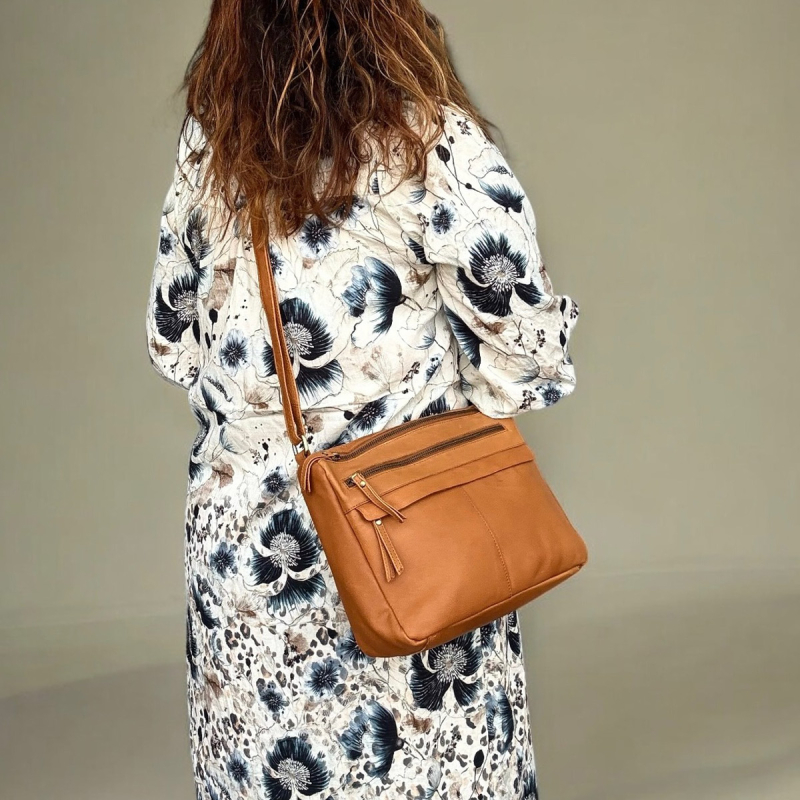 Misha crossbody taske i blød kalveskind - Treats - Freja skind
