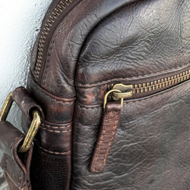 Brun herretaske - Richmond fra danske Montana - Freja skind