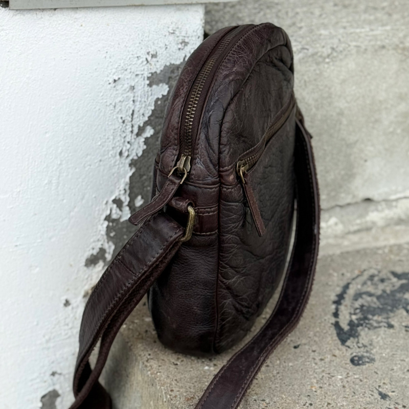 Brun herretaske - Richmond fra danske Montana - Freja skind