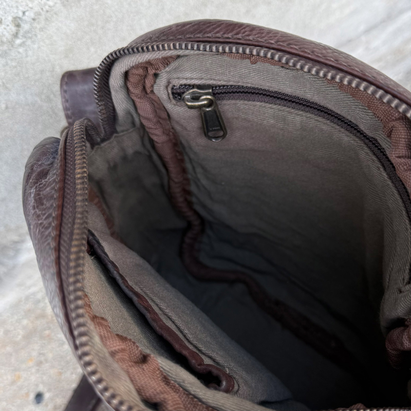 Brun herretaske - Richmond fra danske Montana - Freja skind