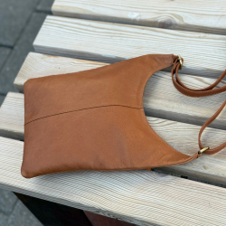 kimmie crossbody taske - cognac kalveskind - Treats
