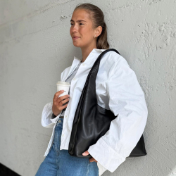 Elegant og tidløs hobo taske i skind - Birdie fra Treats