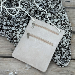 Pengekat i beige ruskind