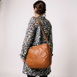 cognac Gerty skuldertaske - Montana 272304