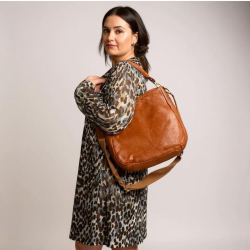 cognac Gerty skuldertaske - Montana 272304