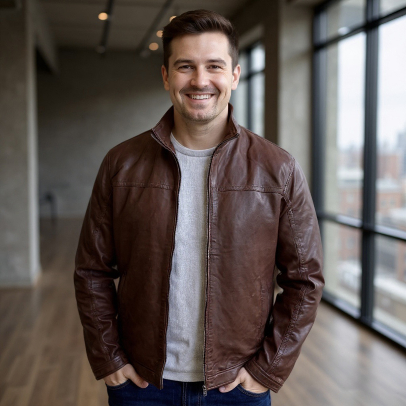 Ronin herre skindjakke - Freja skind