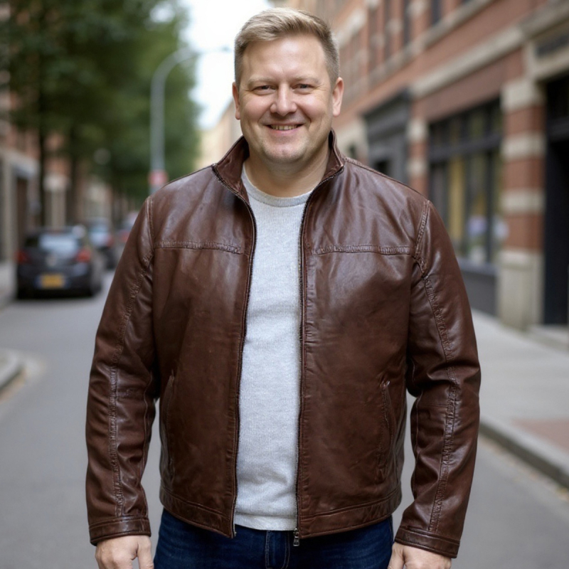 Ronin herre skindjakke - Freja skind