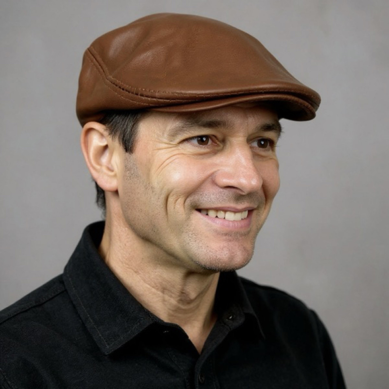 Karl sixpence herre - cognac skind - Freja skind