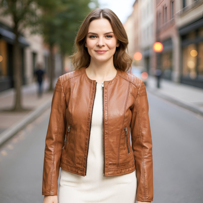 Paula dame skindjakke - House og saki - Freja skind