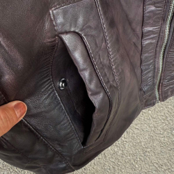 plus size herre vinterjakke - Blød brun skind - Molltan - Freja skind