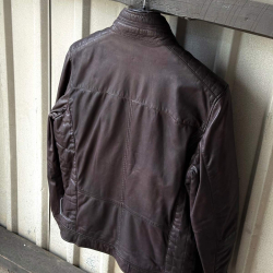 plus size herre vinterjakke - Blød brun skind - Molltan - Freja skind