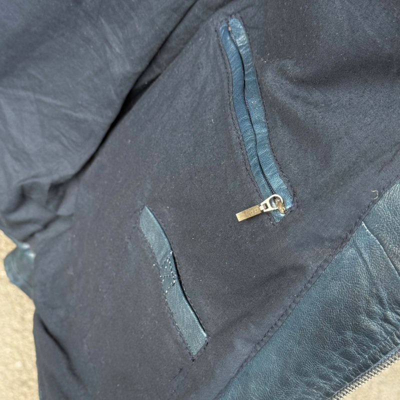 Chan herrejakke i blå lammeskind - Gipsy - Freja skind