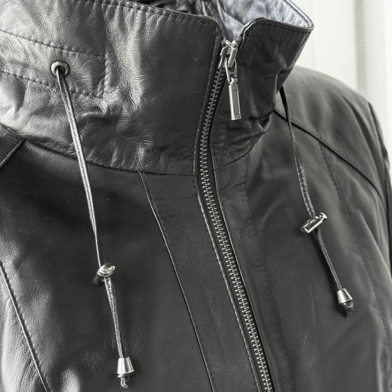 Sort dame lammeskindsjakke - Cindy fra Freja skind