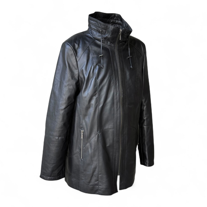 Sort dame lammeskindsjakke - Cindy fra Freja skind