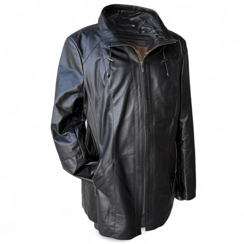 Sort dame lammeskindsjakke - Cindy fra Freja skind