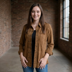 Ruskindsskjorte - gederuskind - Super Tilbud