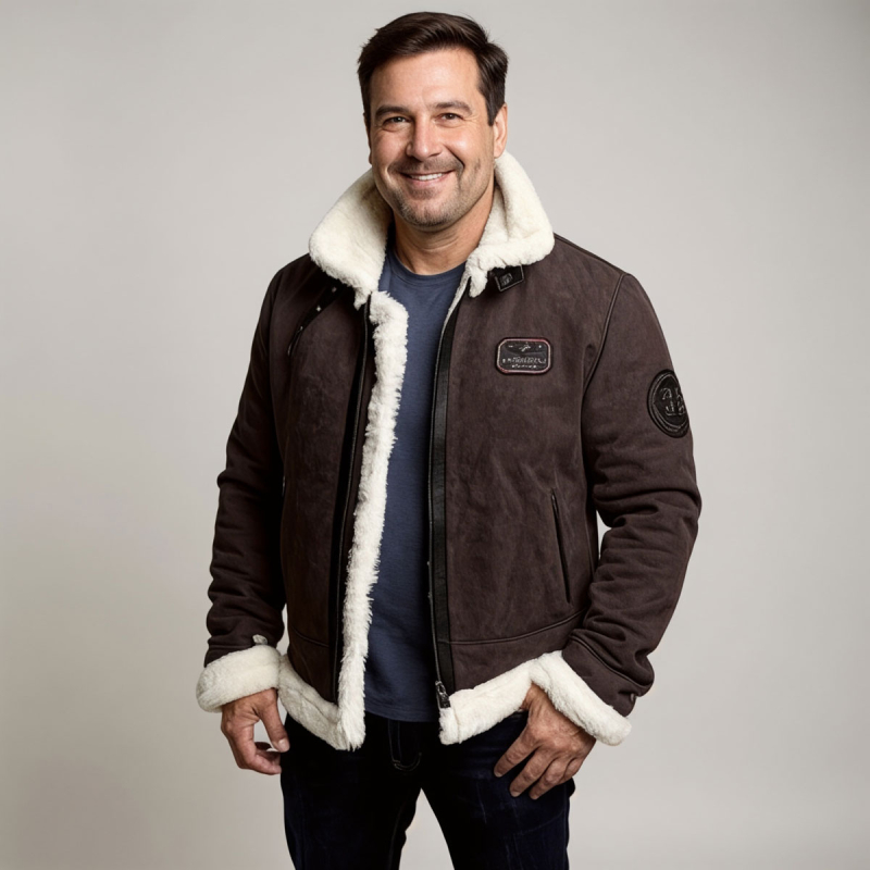 Herre rulamsjakke - Den perfekte vinterjakke - Freja skind