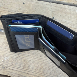 Beate fold ud pengepung i gedeskind - Leather design - Freja skind