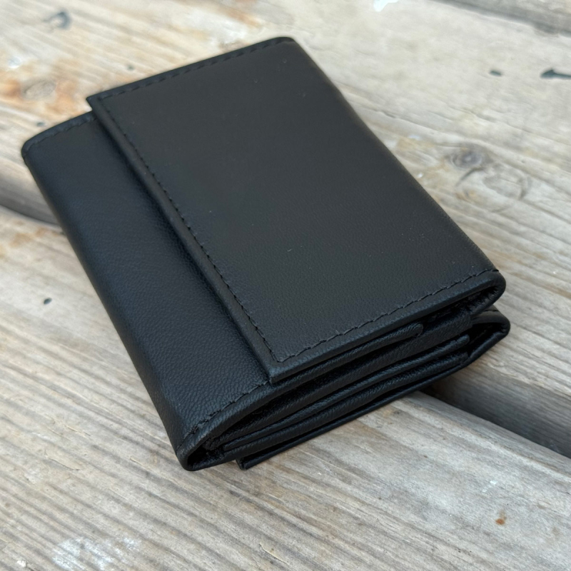 Vali mini läderplånbok - Rfid skydd - Flera färger - Leather design