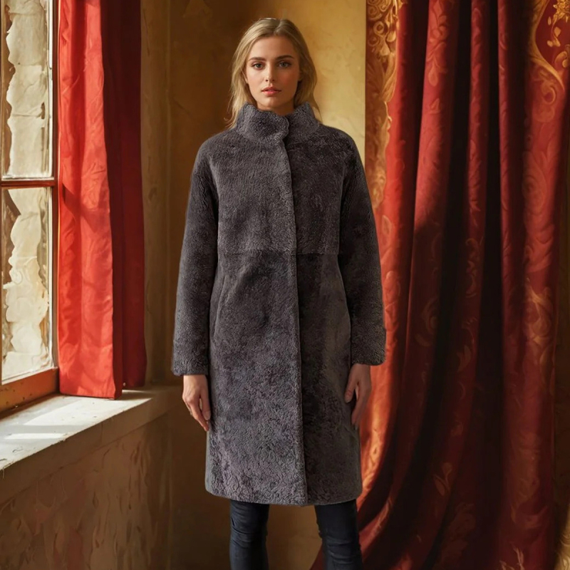 Filuka curly lamb dame jakke - blød og lækker vinterjakke - Levinsky