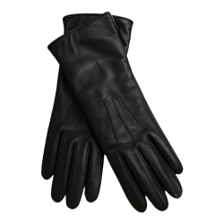Lang sort dame skindhandske i blød lammeskind - Monroe fra Natures collection - Freja skind