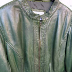 Marthe dame skindjakke i super blød grøn lammeskind - Freja skind