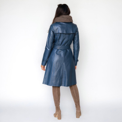 Kylie trenchcoat i mjukt lammskinn - Dam - Freja Skind
