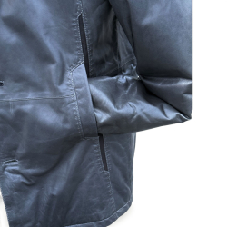 Calgary herre rulamsjakke - Varm vinterjakke i grå rulam - Freja skind