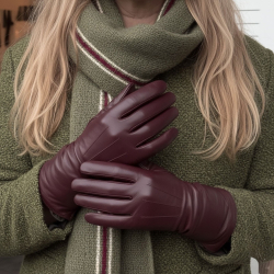 Kennedy dame skindhandske - port royale bordeaux - Freja skind