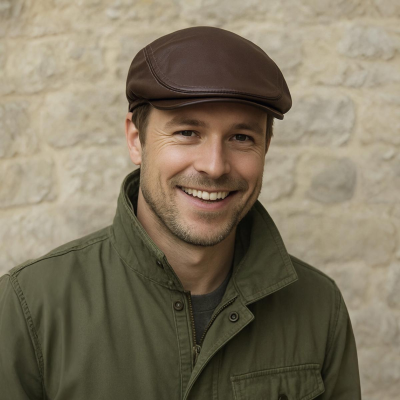 Mørk brun karl sixpence fra Freja skind