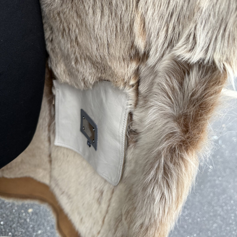 Tallulah dame rulamsjakke i cognac rulam - Eksklusivt hos Freja skind