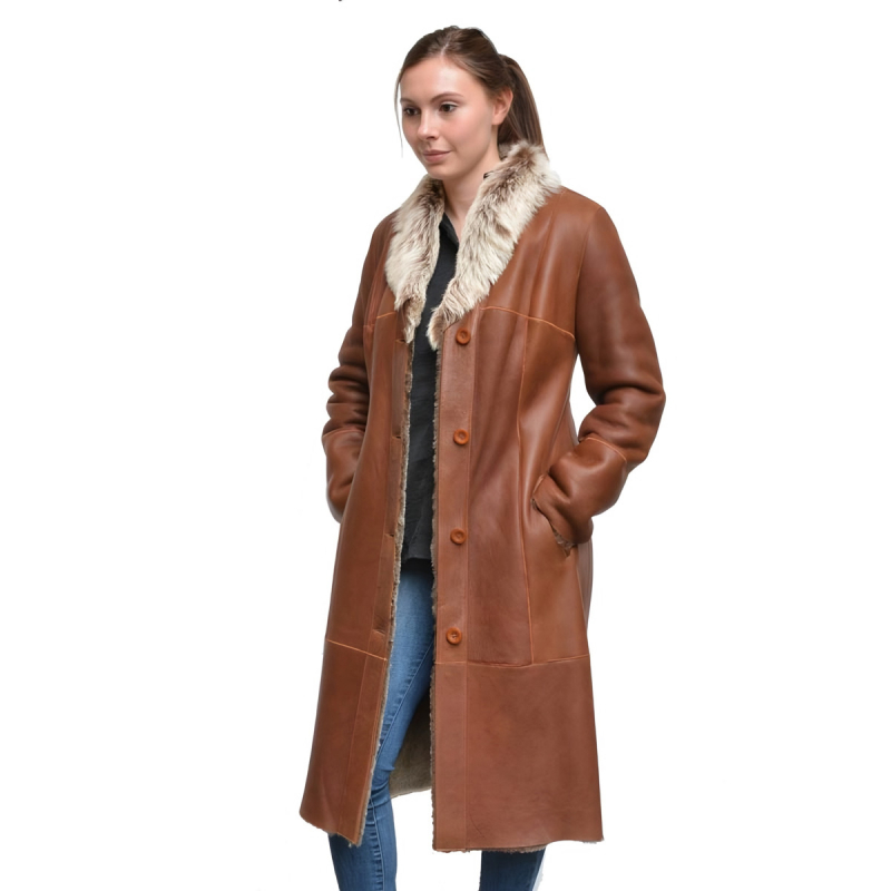 Rulamsjakke lang model - Islandsk glazed rulam