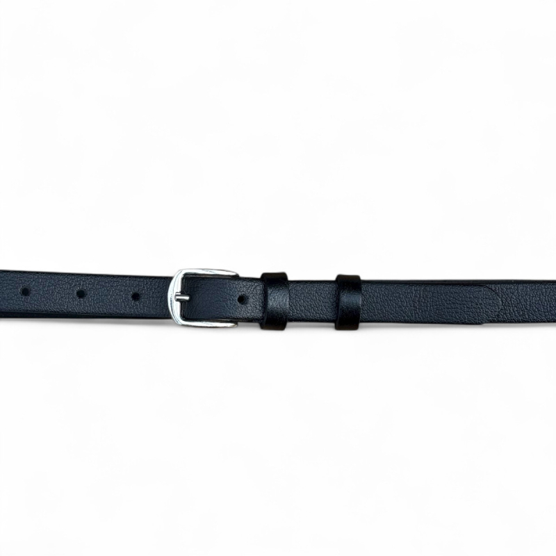 Melanie damebælte - smalt bælte i kernelæder - Freja skind