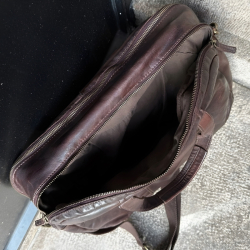 Safford pc taske 15,6" - brun - Montana 272216 - Freja skind