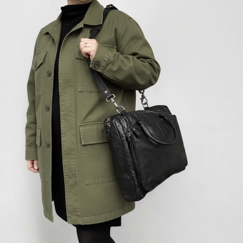 Computertaske - Montana - 270351 - Freja skind